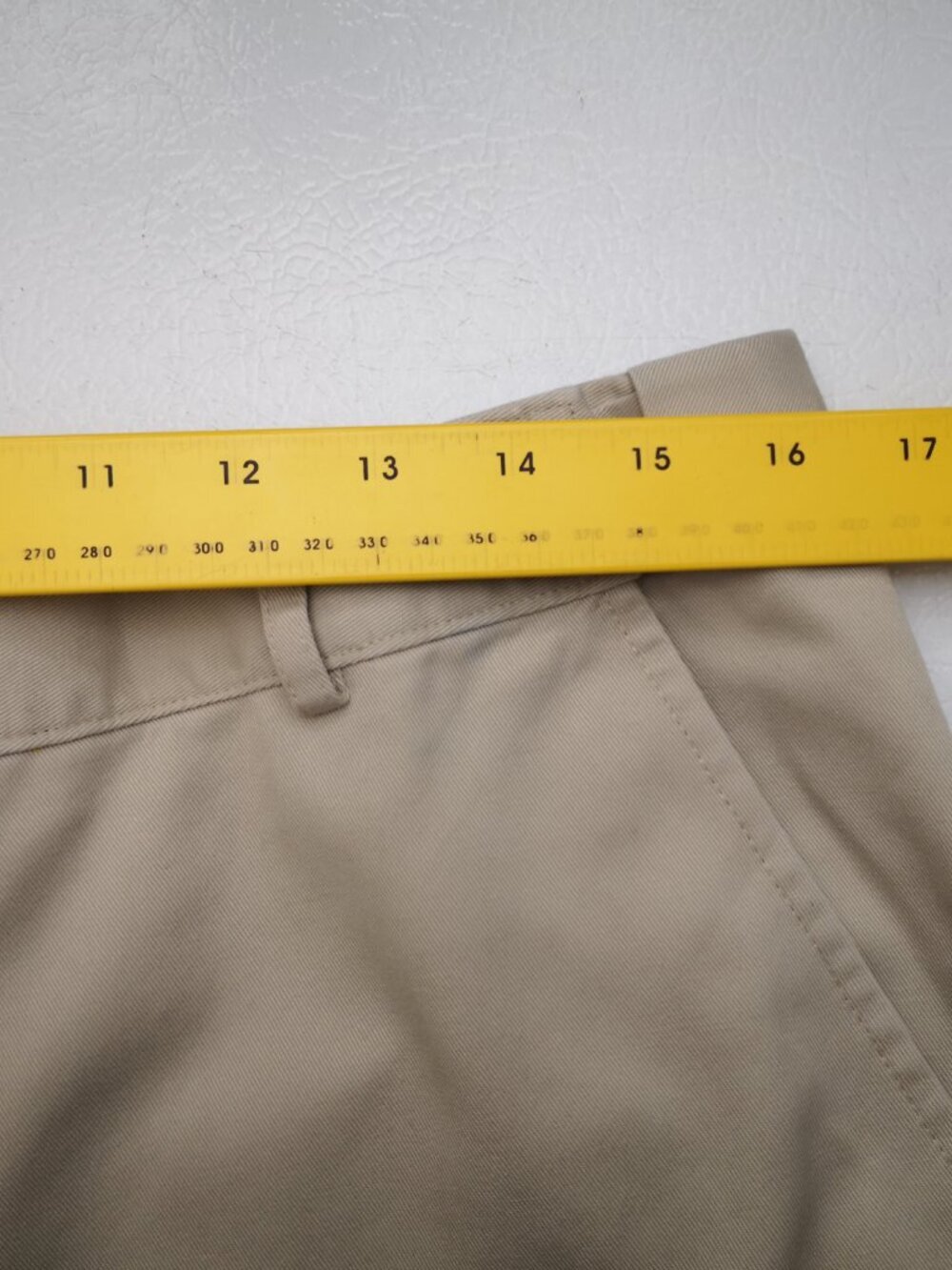 NWT L.L. Bean Classic Fit Ladies Size 12 Regular Light Tan Zipper & Button Pant - Picture 13 of 15